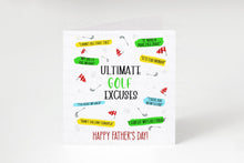 Load image into Gallery viewer, Golf Excuses Greeting Card
