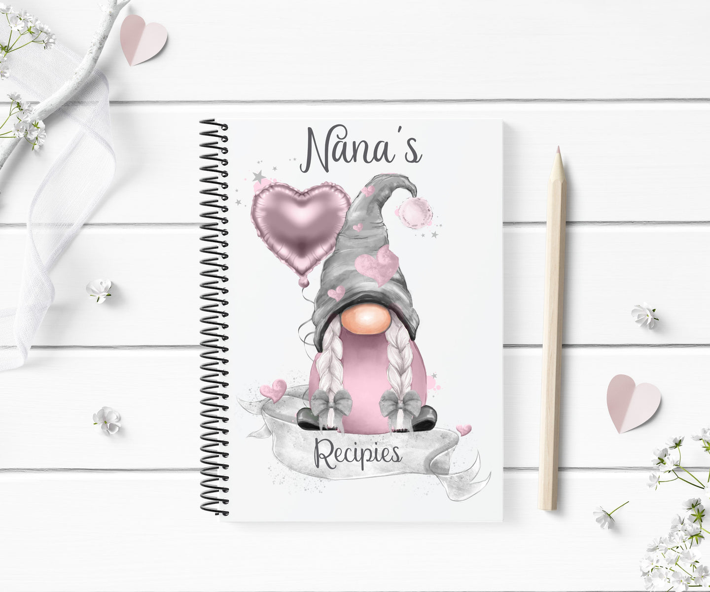 Pink Love Gonk Notebook