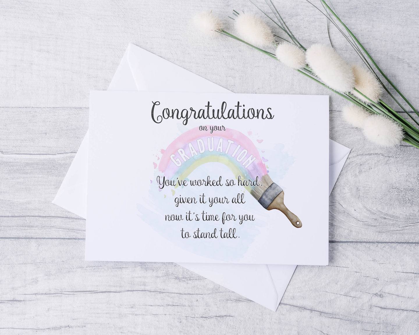 Graduation Rainbow greeting card