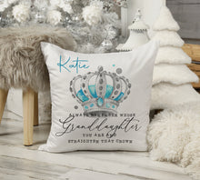 Load image into Gallery viewer, Daughter / Granddaughter Crown  Cushion
