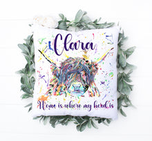 Load image into Gallery viewer, Highland Cow Cushion
