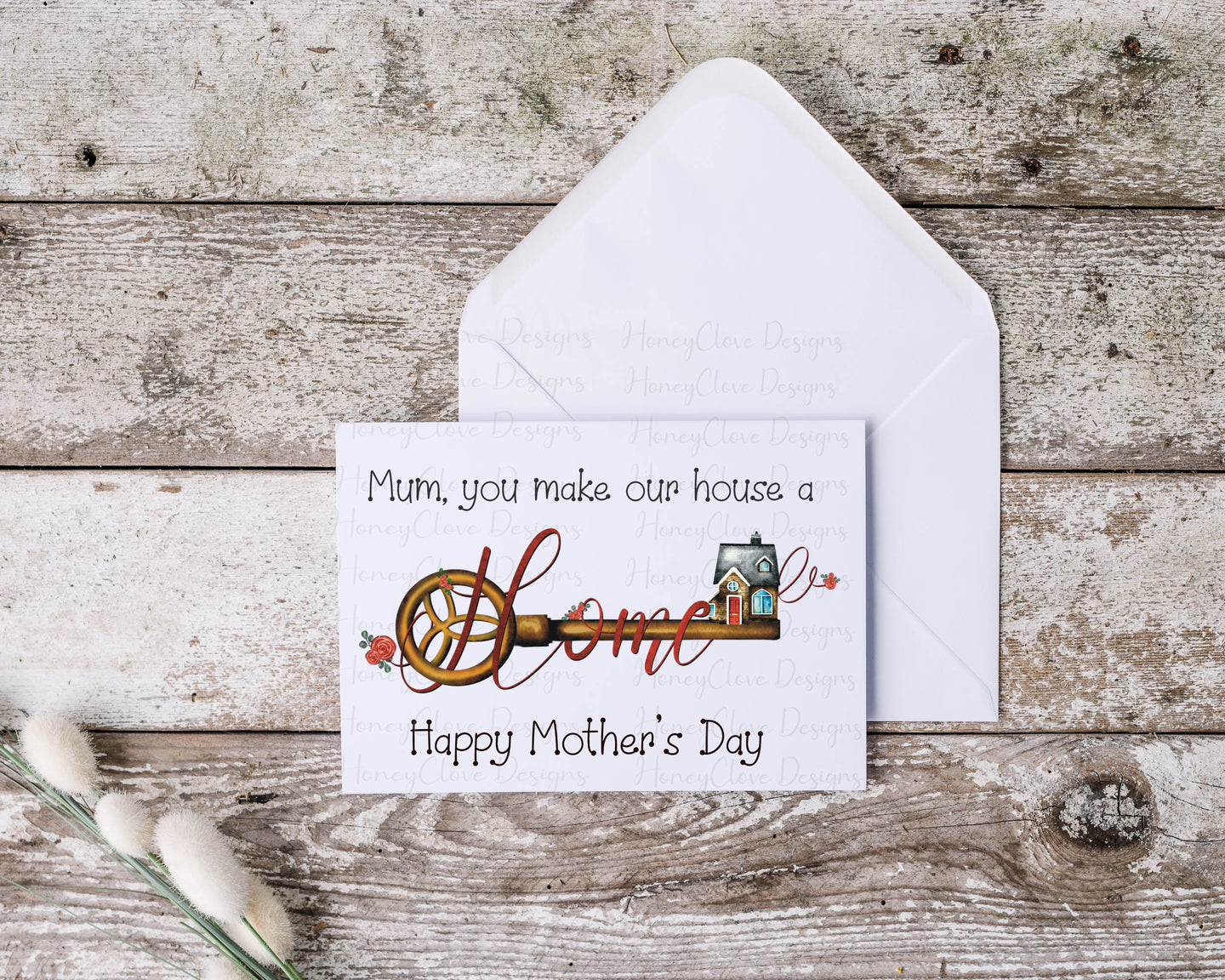 Mother's Day Home Key Greeting Card