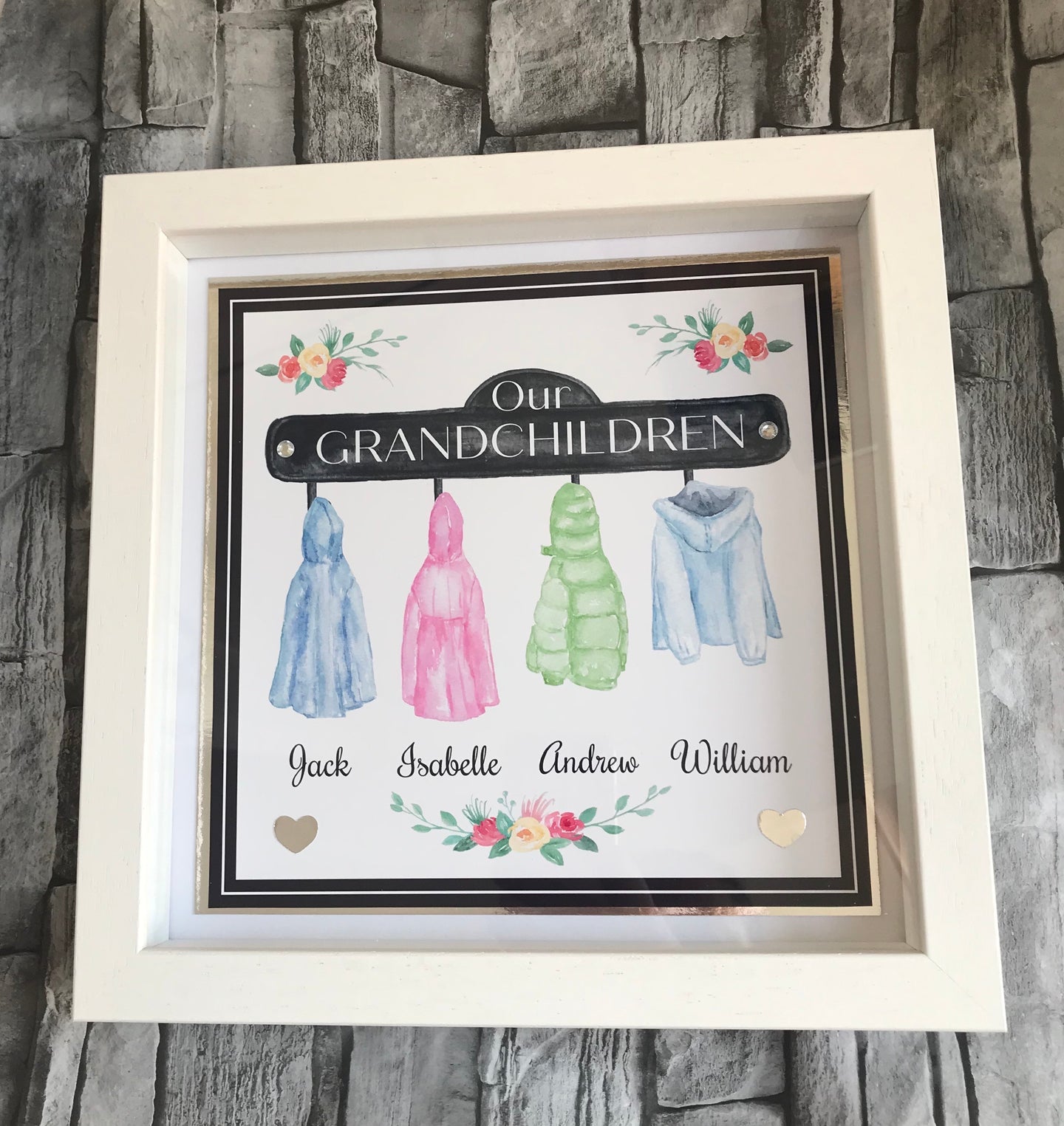 Hanging Coat Family Frame