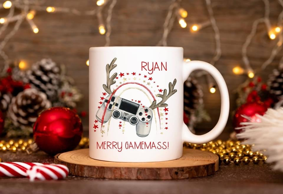 Game controller Christmas Mug