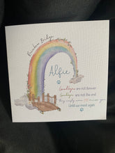 Load image into Gallery viewer, Rainbow Bridge Greeting Card
