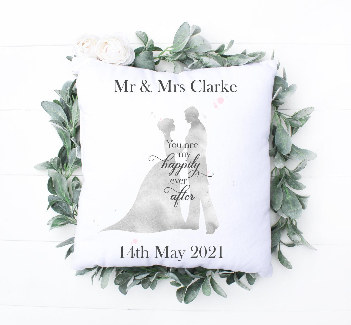 Bride and Groom Cushion