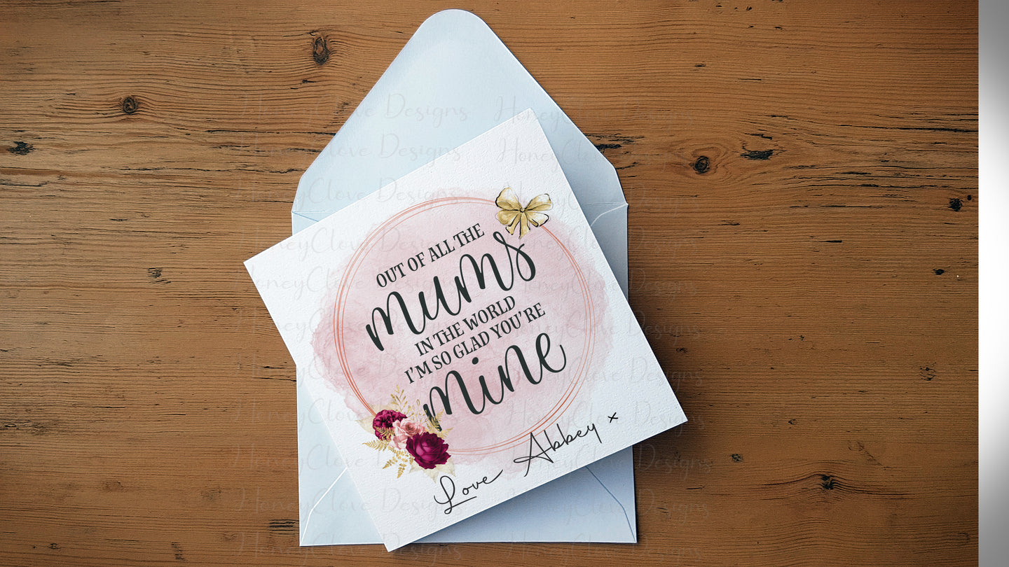 Mother's Day You're Mine Greeting Card