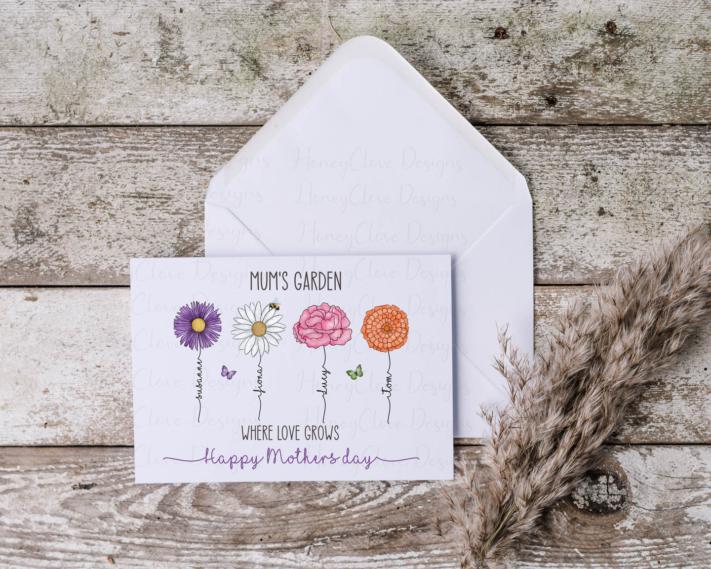 Birth Flower Greeting Card