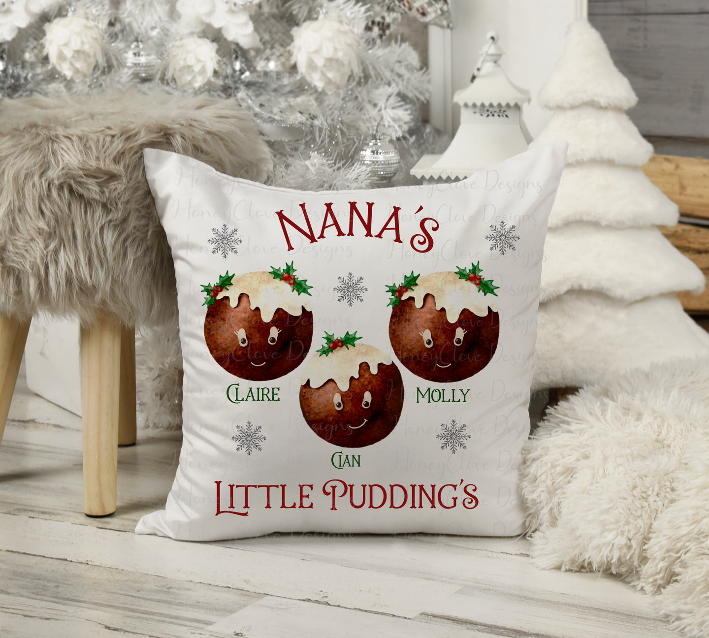 Little Pudding's Christmas Cushion