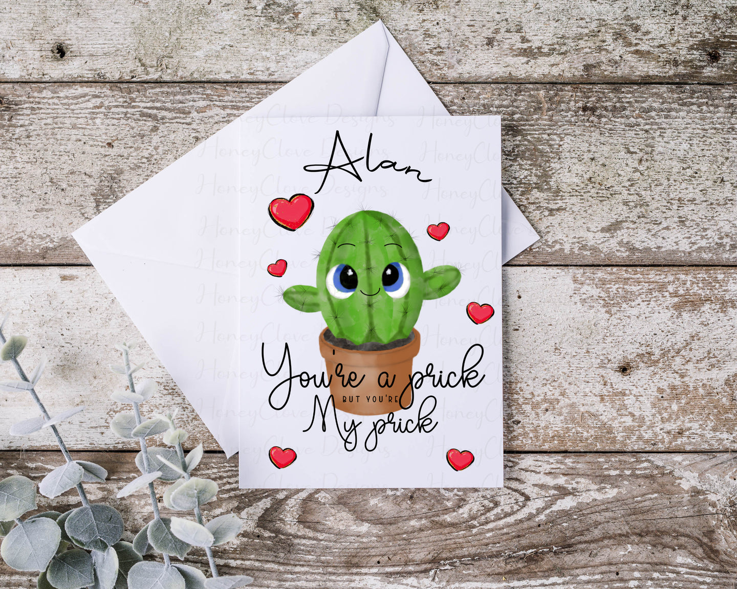 My favourite Prick Greeting Card