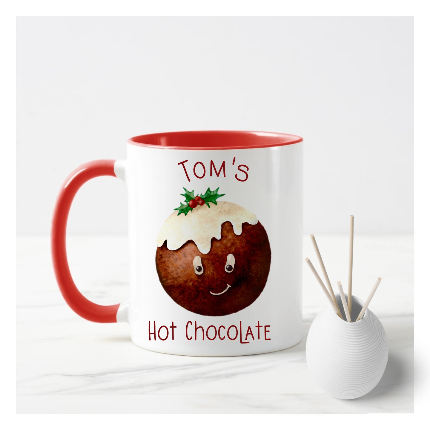 Little Pudding Christmas Mug (boy)