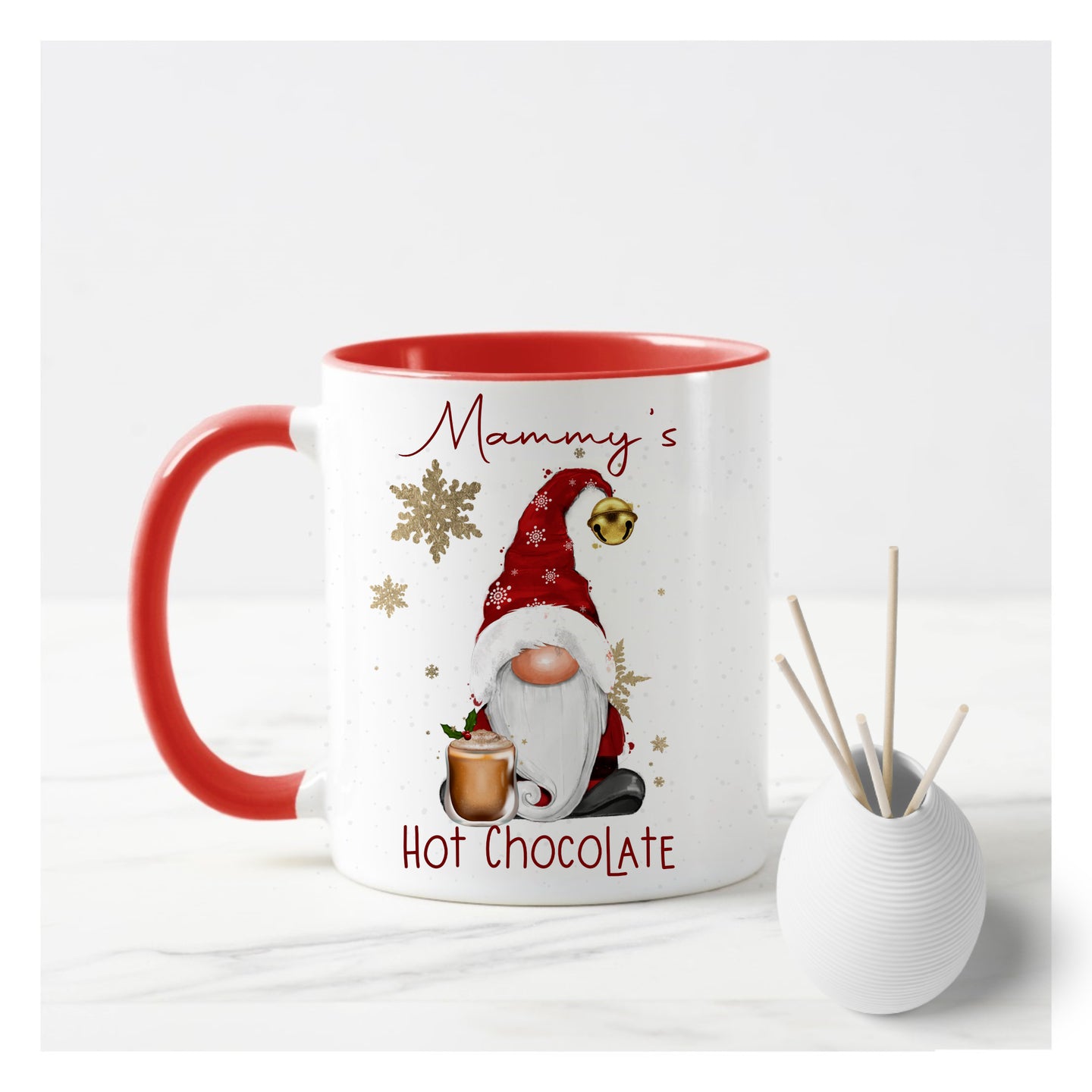 Red Gonk Hot Chocolate Christmas Mug