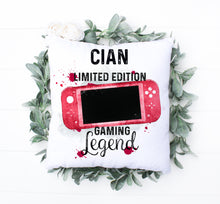 Load image into Gallery viewer, Gamer Cushion  - Blue
