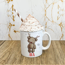 Load image into Gallery viewer, Rein-Bear Christmas Mug! Red or White
