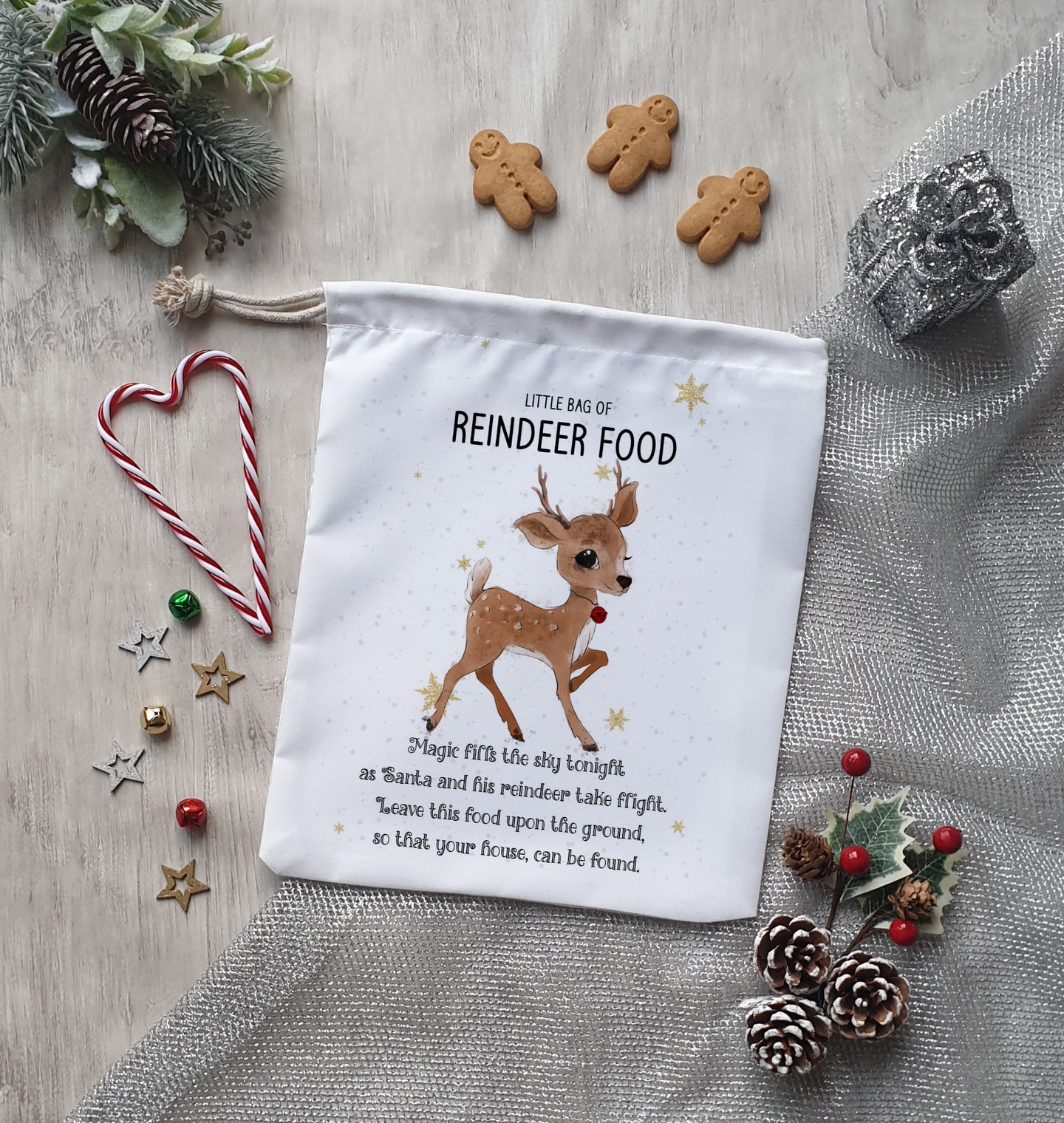 Reindeer food bag - Christmas