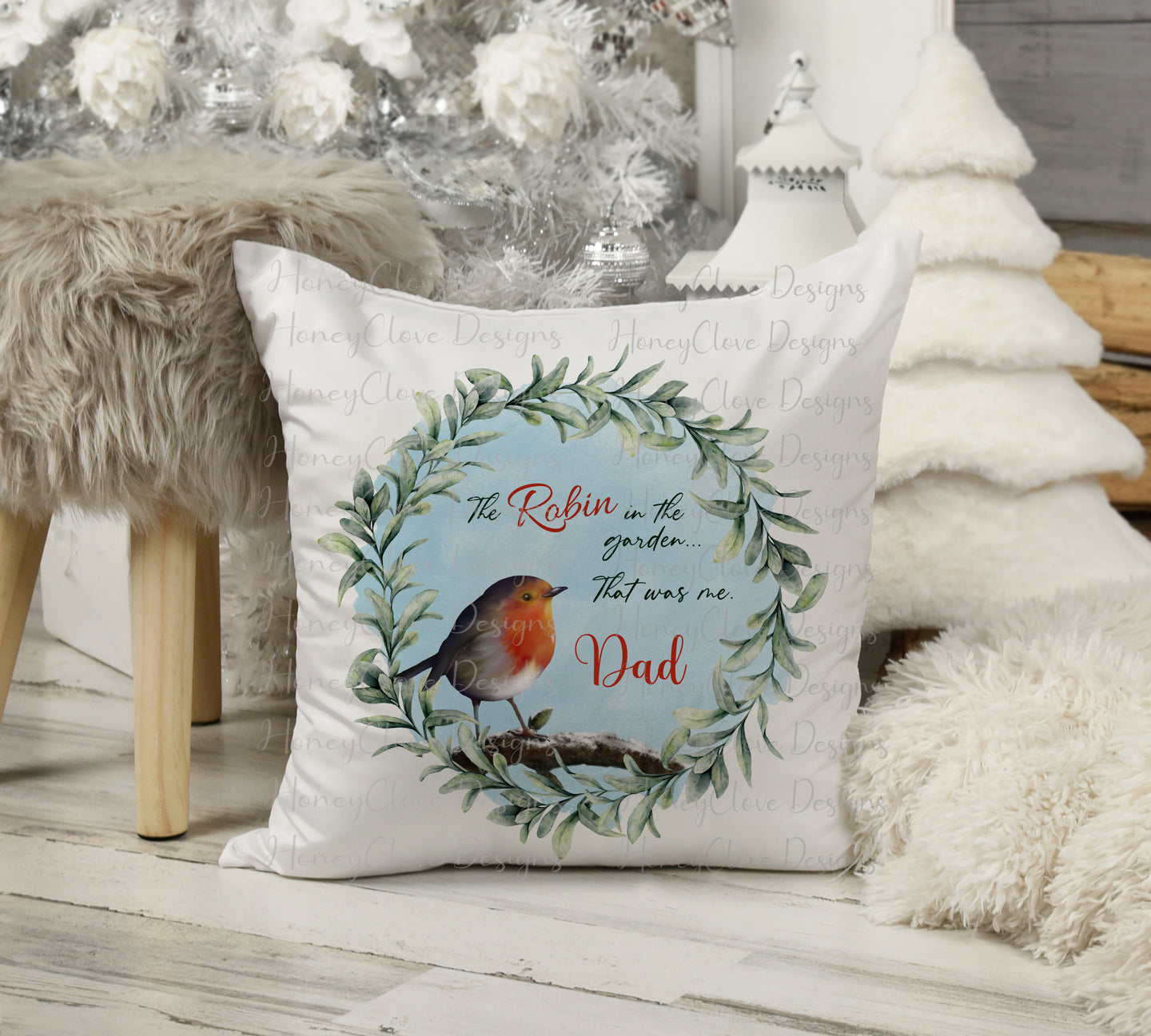 Robin Rememberance Cushion - 3 styles