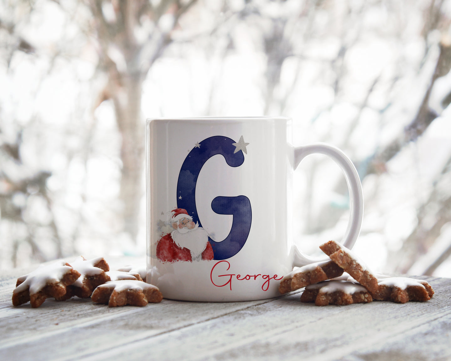 Jolly Santa Christmas Mug