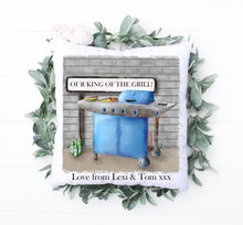 Load image into Gallery viewer, Street Sign Cushion (Grey)  - Fishing
