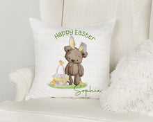Load image into Gallery viewer, Brown Bear Bunny -Easter Greeting Card

