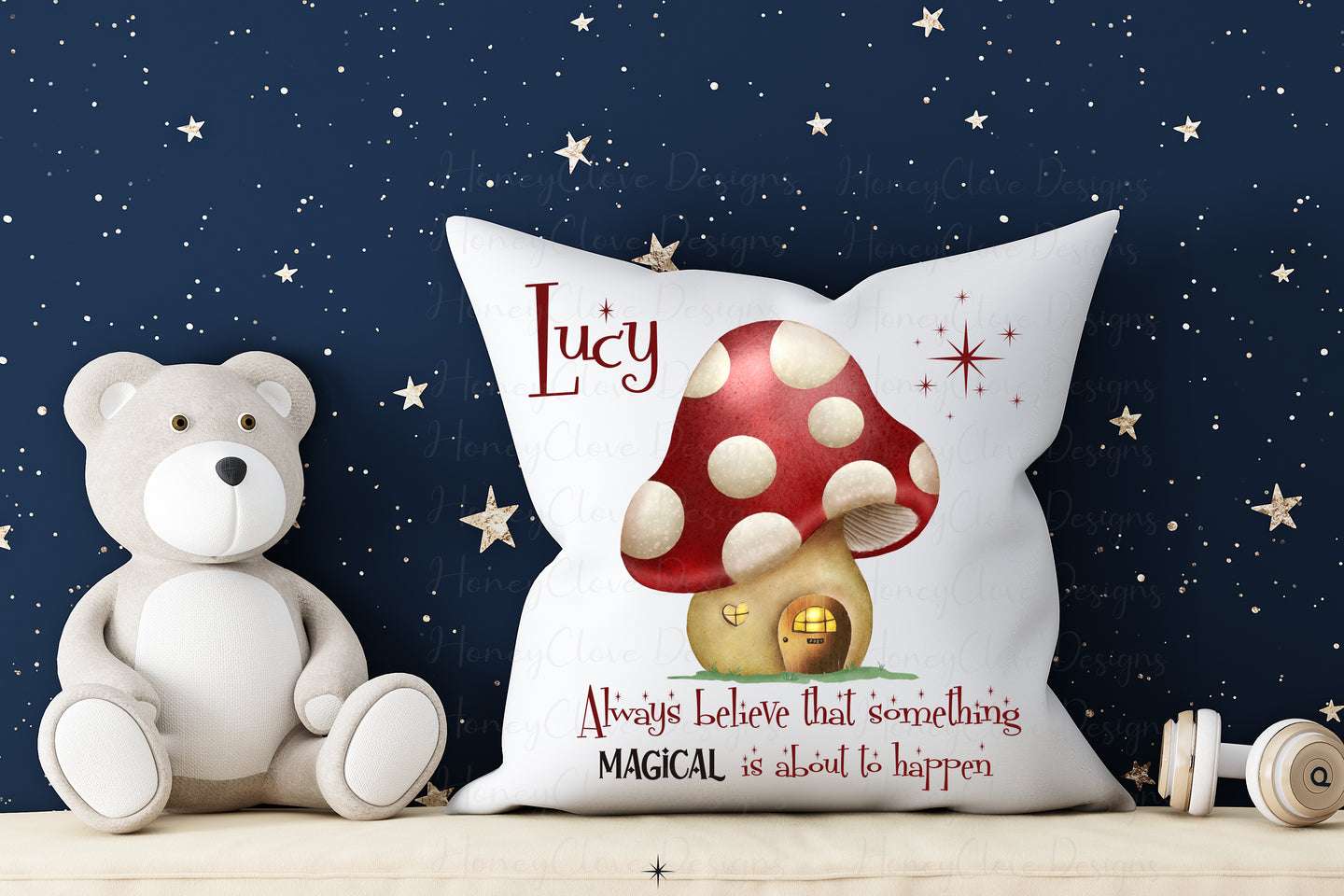 Magic Toadstool Cushion