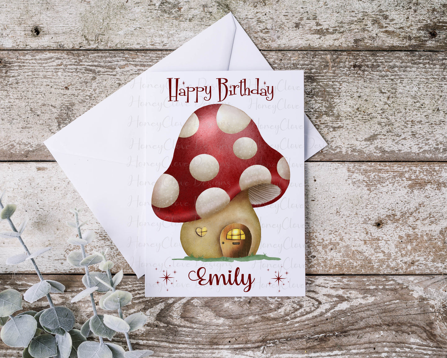 Magic Toadstool Greeting Card