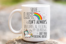 Load image into Gallery viewer, Unicorn Motivational Mug! Swear Version
