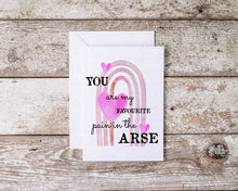 Load image into Gallery viewer, My favourite Knob Head Greeting Card
