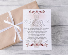 Load image into Gallery viewer, Wedding Poem for the Bride - Greeting Card
