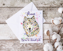 Load image into Gallery viewer, Wolf Colour Cushion
