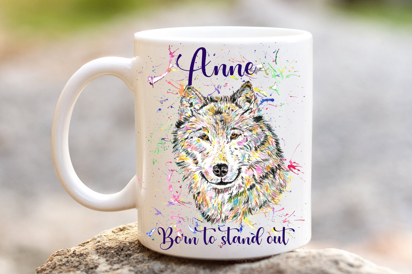 Wolf Colour Mug