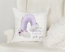 Load image into Gallery viewer, Lilac Rainbow Cushion
