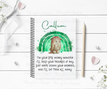 Load image into Gallery viewer, Worry Monster Notebook - Various Colours
