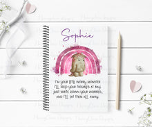 Load image into Gallery viewer, Worry Monster Notebook - Various Colours
