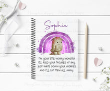 Load image into Gallery viewer, Worry Monster Notebook - Various Colours
