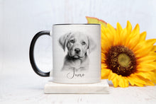 Load image into Gallery viewer, Sketch Design - Yellow Lab Mug
